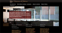 Desktop Screenshot of histoiresdombres.be