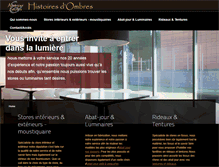 Tablet Screenshot of histoiresdombres.be